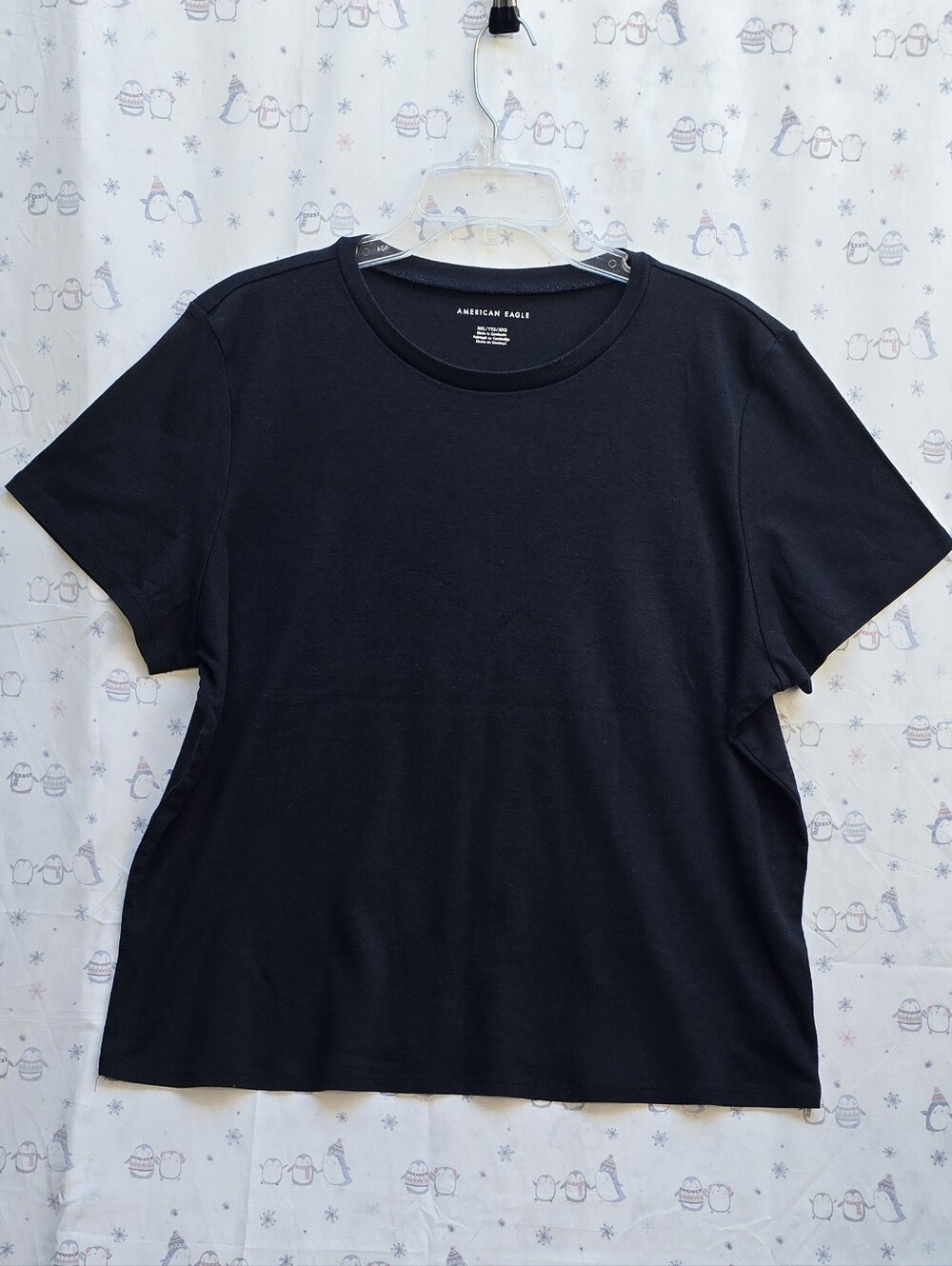 American Eagle Outfitters Black Short Sleeve Crew Tee.  XXL